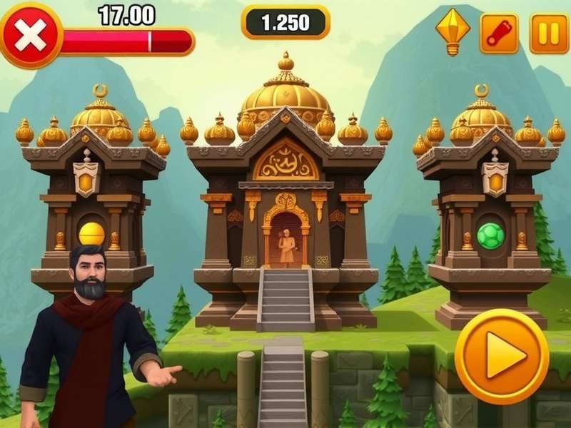 Divine Temple Challenge Game Screenshot